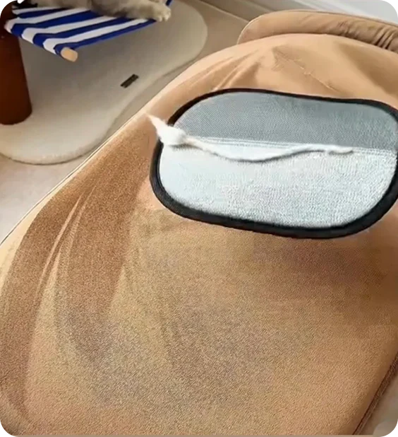 After: clean surface after one swipe
