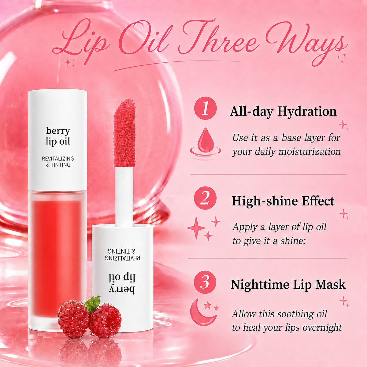 ✨LAST DAY SALE 60% OFF✨Korean Lip Tint Stain Trio Bundle | Glossy Lip Stain, Tinting & Long Lasting — image 2
