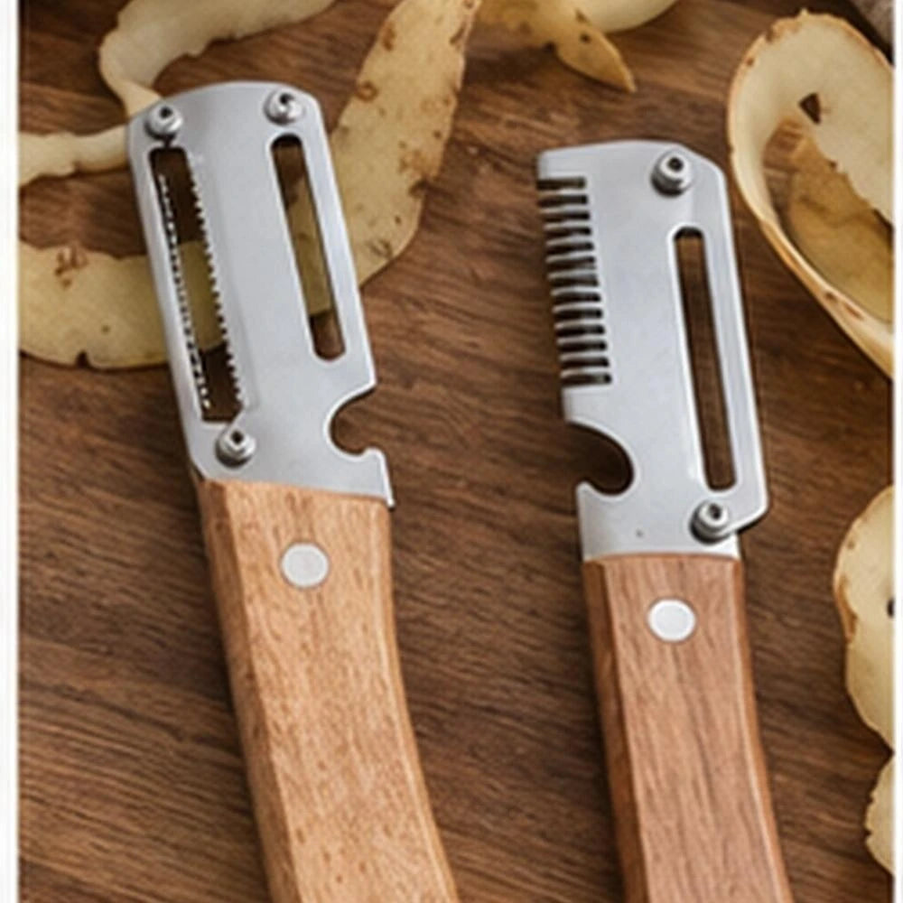 Smooth peeling on potatoes