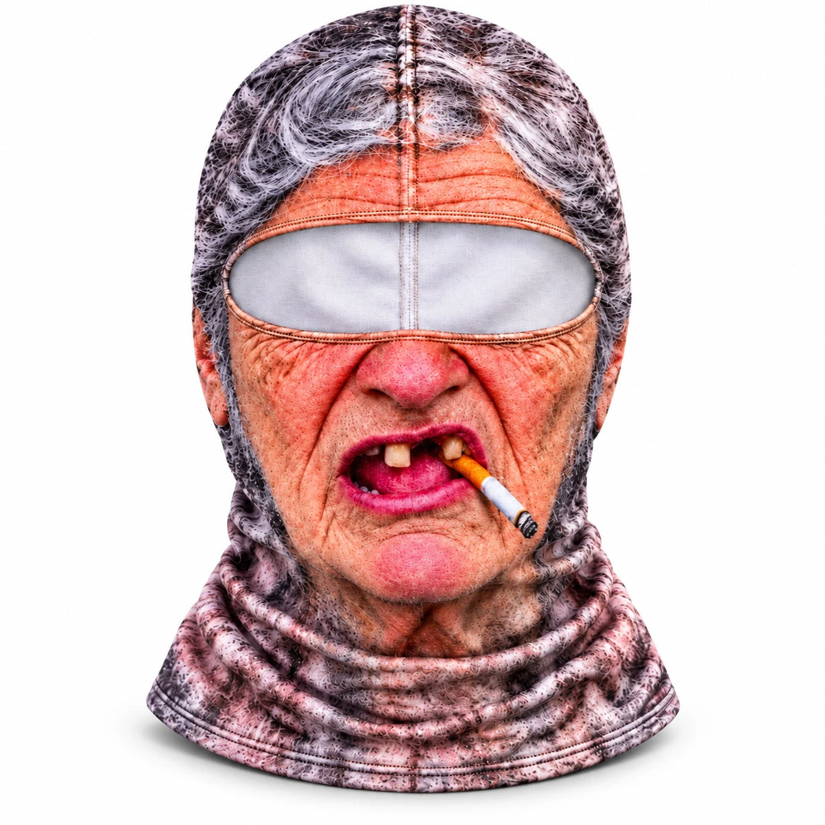 ⛷️The Grandpa Mask - Funny Old Man Ski Balaclava