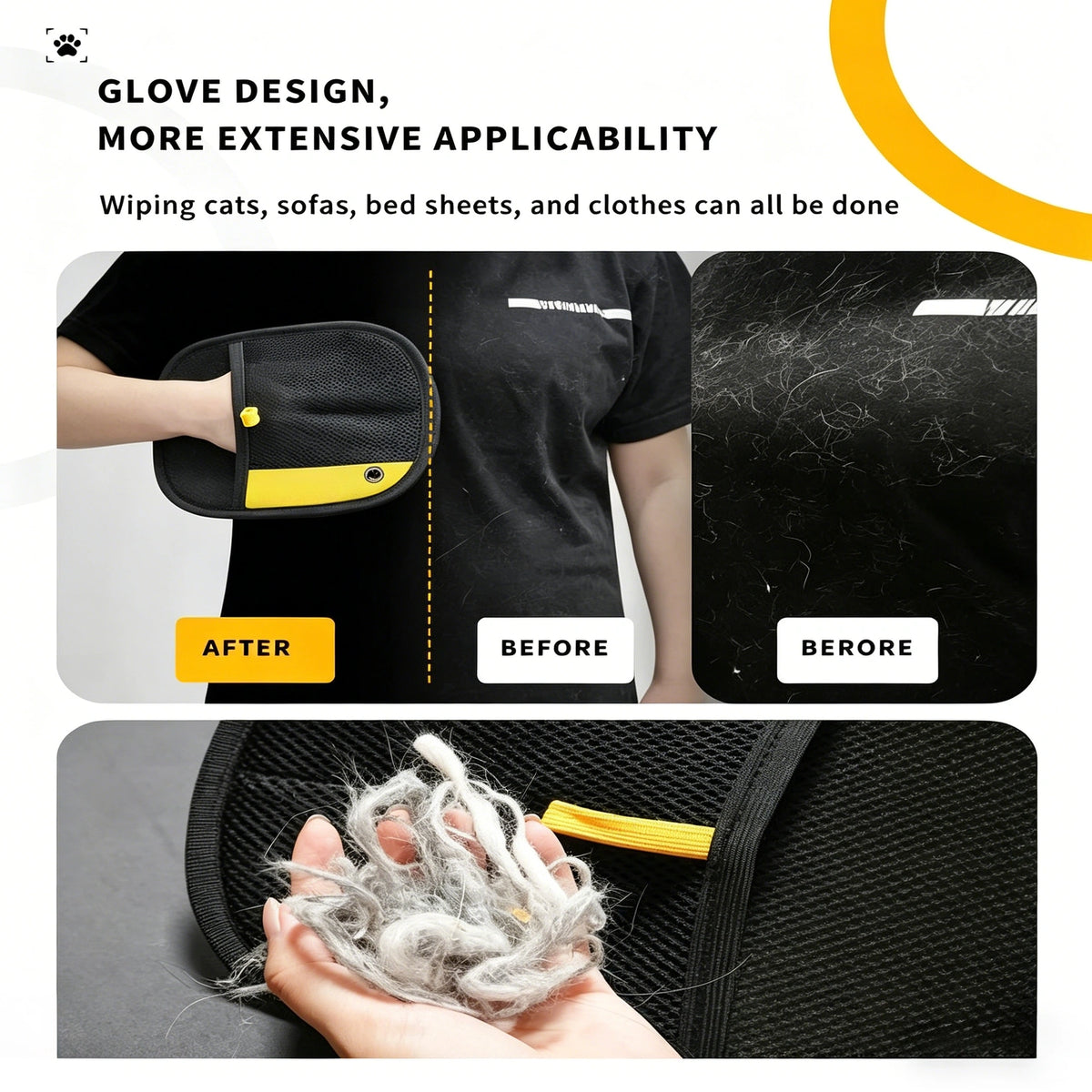🐾 Pet Hair Removal Gloves