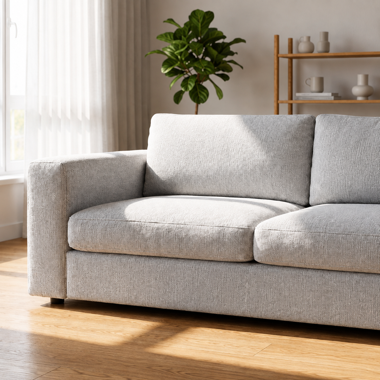Clean sofa fabric