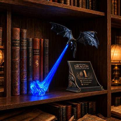 🔥 Dragon Flame Bookshelf Light
