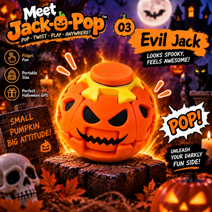 Meet Jack-O-Pop 🎃  The Light-Up Pumpkin You Can't Stop Pressing
