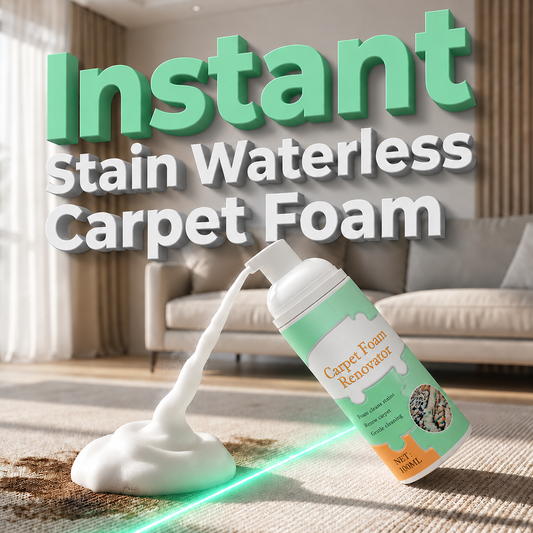 🔥Limited Time 60% OFF🔥 Waterless Carpet Cleaning Foam – No Wet Mess, Just Pure Clean!