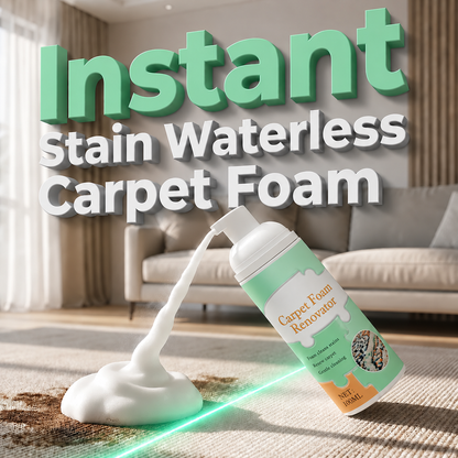 🔥Limited Time 60% OFF🔥 Waterless Carpet Cleaning Foam – No Wet Mess, Just Pure Clean!